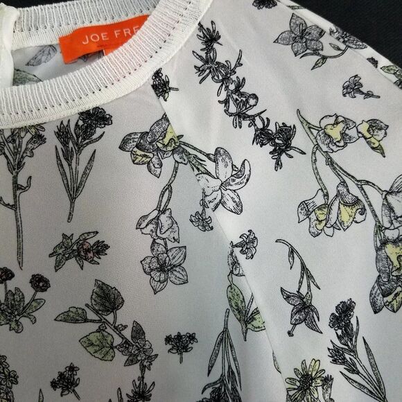 Joe Fresh White Floral Shift Dress - Picture 6 of 10